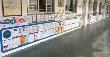 亚克力文化宣传墙制作安装案列一